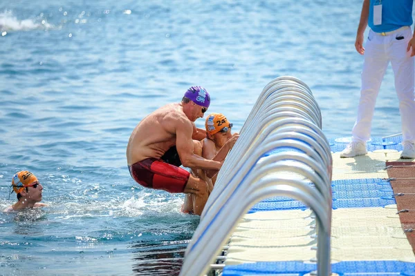 2018 Samsung Bosphorus Cross Kontinentales Schwimm Rennen Istanbul Türkei 2018 — Stockfoto