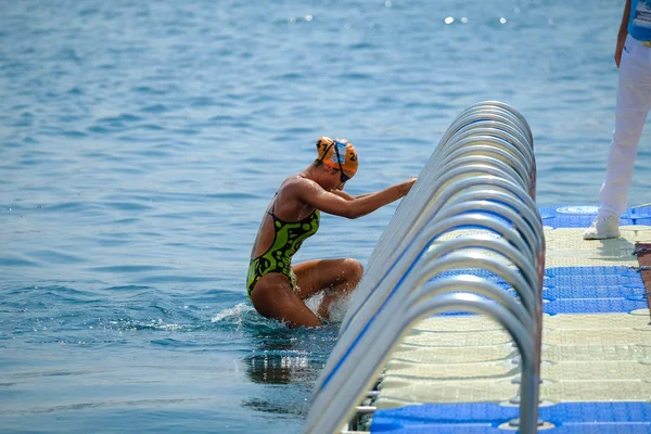 2018 Samsung Bosphorus Cross Kontinentales Schwimm Rennen Istanbul Türkei 2018 — Stockfoto