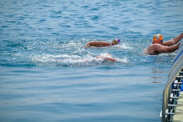 2018 Samsung Bosphorus Cross Kontinentales Schwimm Rennen Istanbul Türkei 2018 — Stockfoto