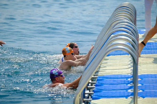 2018 Samsung Bosphorus Cross Kontinentales Schwimm Rennen Istanbul Türkei 2018 — Stockfoto