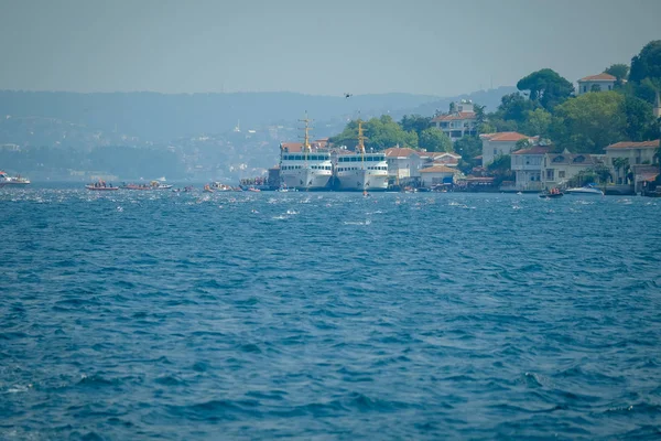 2018 Samsung Bosphorus Cross Continental Swimming Race Istambul Turquia 2018 — Fotografia de Stock