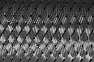 Yatay metal tel örgü. Çelik doku. Arka plan. Şablon.