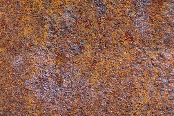 Rouille Sur Surface Métallique Texture Fer Rouillé Fond Métallique Rouillé — Photo