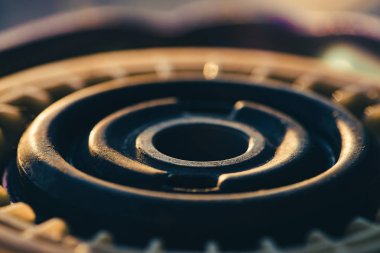 Karmaşık mekanizmanın bir kısmı yakın çekimdir..