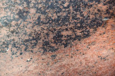 Paslı metal yüzey korozyon ile kaplıdır. Demir parçasının arka plan görüntüsü. Oksit dokusu.