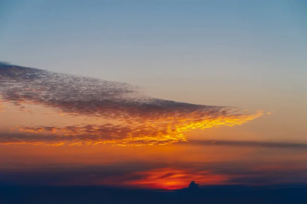 Brilho Ensolarado Nas Nuvens Maravilhoso Amanhecer Vívido Belo Pôr Sol — Fotografia de Stock