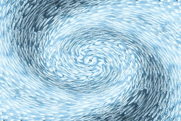 Space Matter Revolves Spiral Wormhole Blue Color Fantastic Background Image — Stock Photo, Image