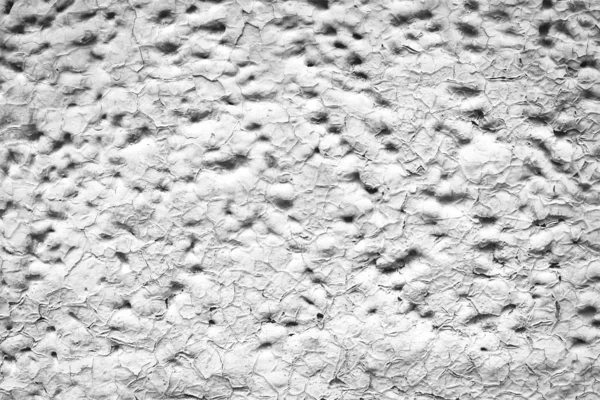 Detailed Imperfect White Texture Aerated Foam Block Holes Close Side — Stock Photo, Image