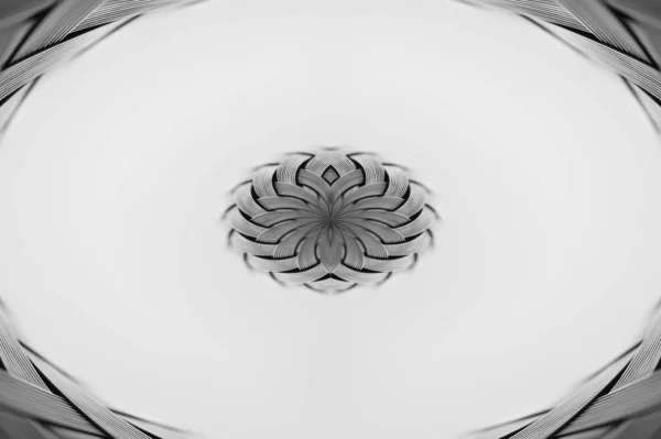 Symetryczny Srebrny Metaliczny Wiklinowe Tekstury Zbliżenie Szczegół Tła Powierzchni Stalowej — Zdjęcie stockowe