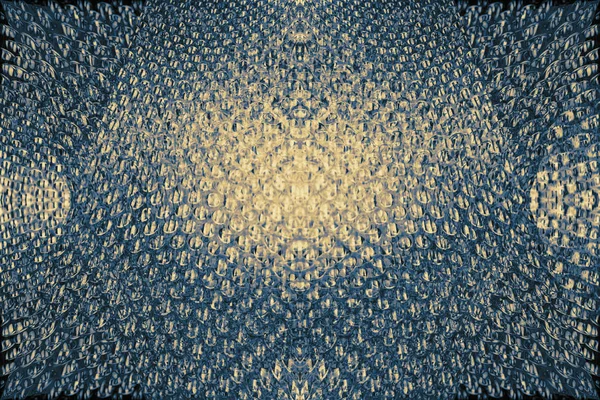 Sfäriska Varp Rymden Fantastisk Bakgrundsbild Rymd Prisma Från Kosmisk Energi — Stockfoto