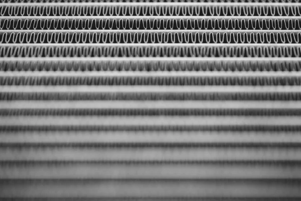 Monochroom Achtergrondbeeld Van Automotive Radiator Close Zilveren Achtergrond Uit Vele — Stockfoto