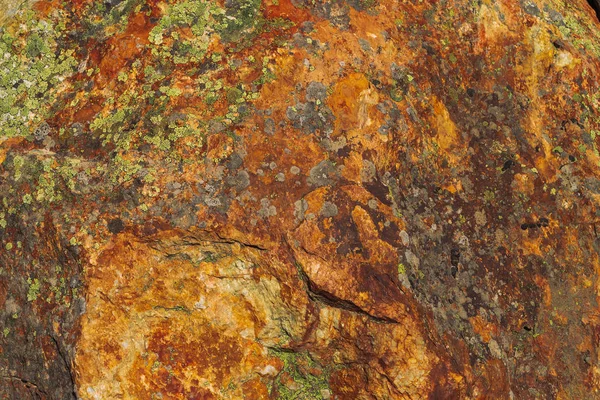 Ebene Aus Buntem Findling Schöne Felsoberfläche Aus Nächster Nähe Farbig — Stockfoto
