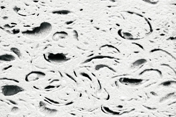 Pattern of foam block in macro. Template of foundation of old building. White detailed background from texture of foamed block close-up. Construction from foamed material with copy space. — Stock Image Pattern Foam Block Macro Template Foundation Old Building White Detailed Royalty Free Stock Photos