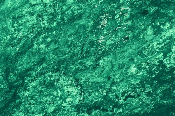 Vintage Sfondo Verde Ruvida Parete Dipinta Colore Smeraldo — Foto Stock