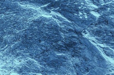 Klasik mavi arkaplan, safir renginde kabaca boyanmış duvar