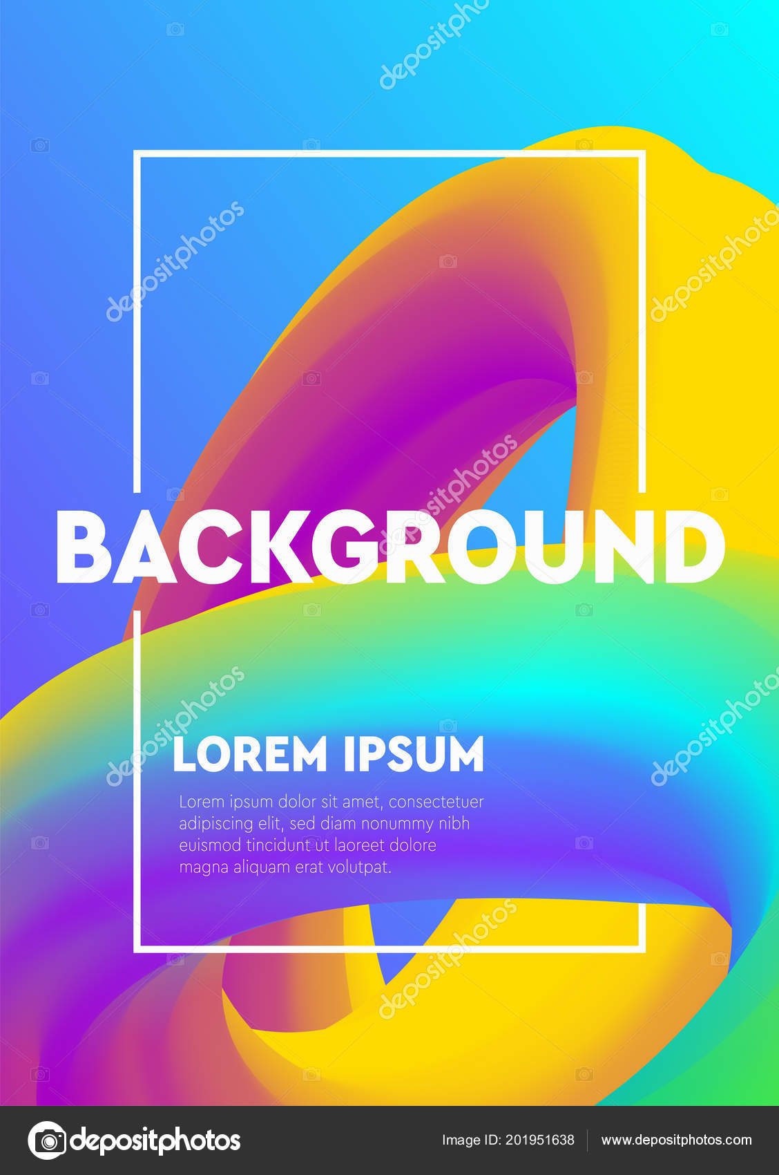 liquid color covers futuristic design posters fluid gradient shapes