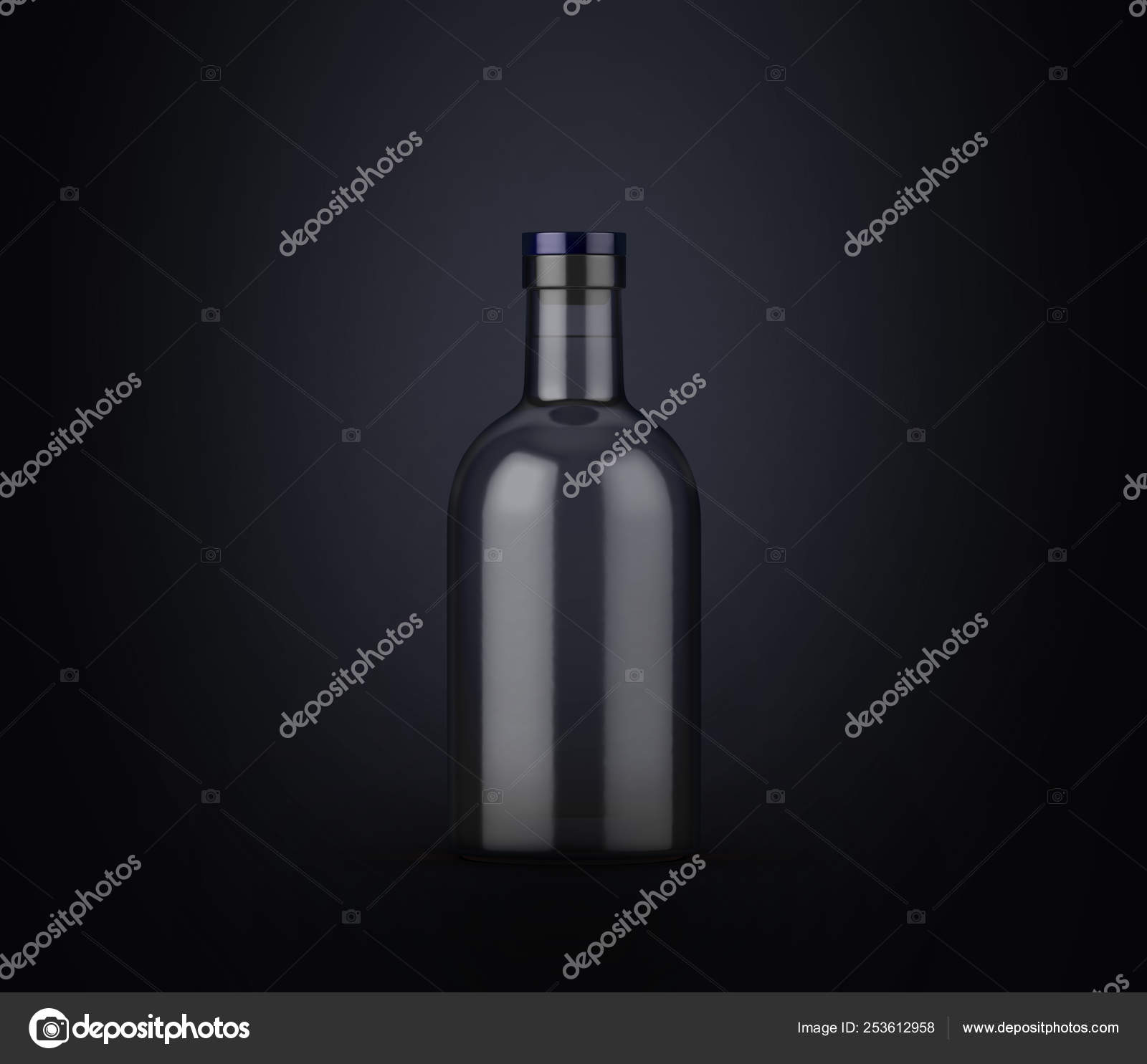 Download Vodka Bottle Dark Background Product Packaging Brand Design Mock Drink Royalty Free Photo Stock Image By C Vanderon 253612958