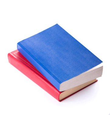Beyaz arkaplan üzerine kitap