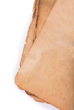 Gölgeli eski kitap sayfaları. kırpma yolu ile.