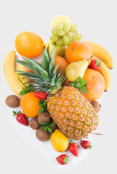 Composición Con Frutas Verduras Frescas — Foto de Stock