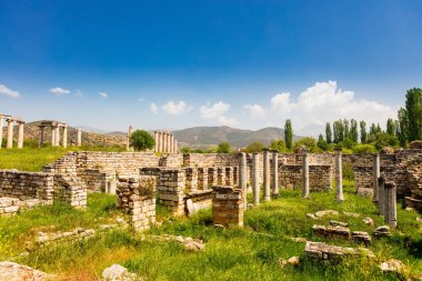 Helenistic kent Aphrodisias Batı Anadolu, Türkiye'de arkeolojik sitesi.