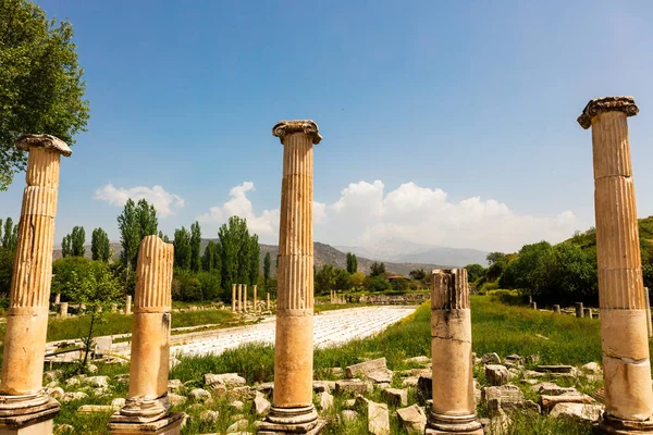 Archeologische Site Van Helenistic Stad Van Aphrodisias West Anatolië Turkije — Stockfoto