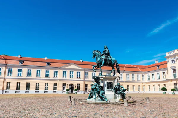 Bronze Statue Friedrich Wilhelm Main Entrance Courtyard Charlottenburg Palace Berlin — Stock Photo, Image