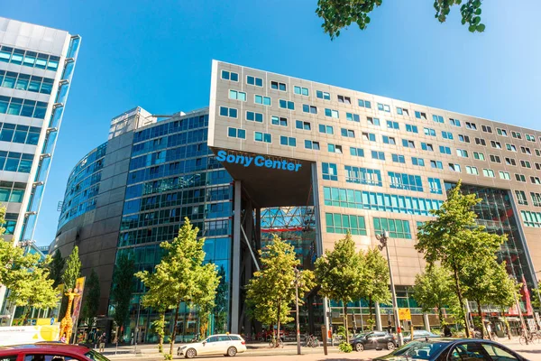 Berlin Germany June 2018 Modern Buildings Sony Centre Berlin Postdamer — Stock Photo, Image