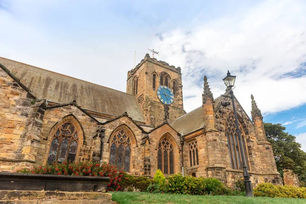 Igreja Histórica Santa Maria Scarborough North Yorkshire Fica Bem Acima — Fotografia de Stock