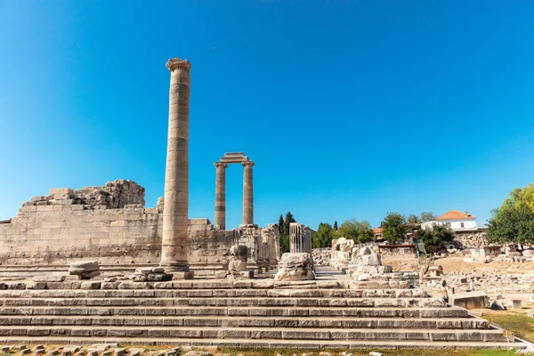 Templo Apollonian Temple Mais Bem Preservado Turquia Localizado Didim Província — Fotografia de Stock