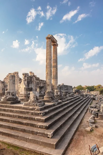 Historické Zříceniny Chrámu Apollo Nachází Městečku Didim Aydinská Provincie Turecka — Stock fotografie