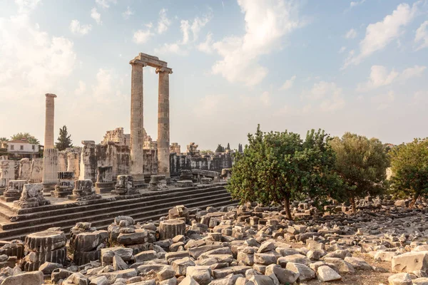 Ruínas Históricas Templo Apolo Localizado Didim Província Aydin Turquia — Fotografia de Stock