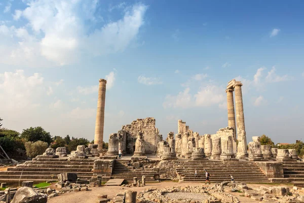 Historické Zříceniny Chrámu Apollo Nachází Městečku Didim Aydinská Provincie Turecka — Stock fotografie