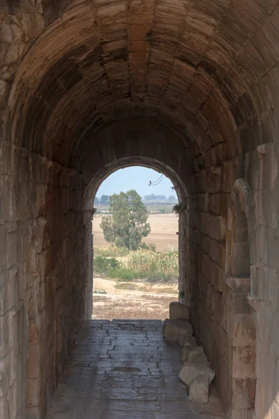 Ruinas Del Antiguo Teatro Mileto Provincia Aydin Turquía Vista Través — Foto de Stock