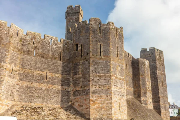 Caernarfon Castle Medieval Fortress Caernarfon Gwynedd North Wales — Stock Photo, Image