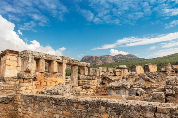 Necropolis Van Hiërapolis Piemonte Provincie Een Van Grootste Best Bewaarde — Stockfoto