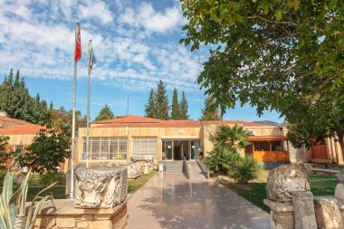 Batı Anadolu, Türkiye - 15 Ekim 2018: Bir antik Yunan city Afrodisias Aydın İli Türkiye'de archaelogocal sitenin müzede.