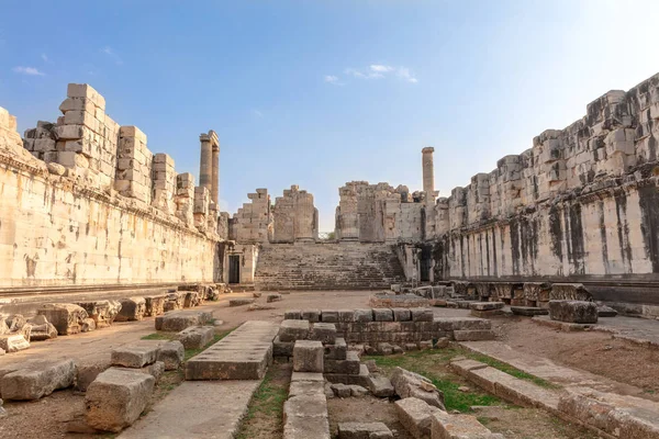 Historiska Ruinerna Apollotemplet Ligger Dydim Aydin Provinsen Turkiet — Stockfoto