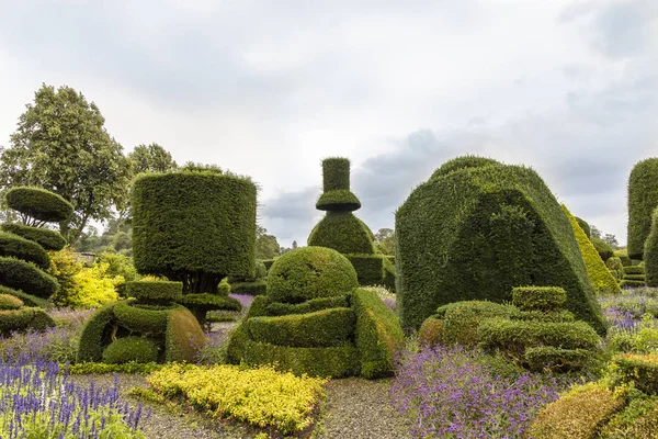 Ältester Topiary Park Der Welt Mit Fantastisch Geformten Pflanzen Der — Stockfoto