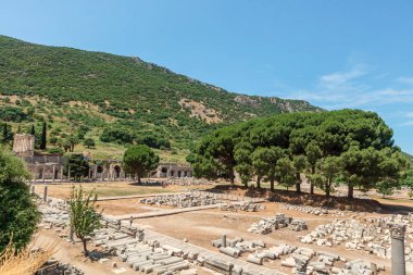 Efes Antik Roma Arkeolojik sit alanı, Anadolu, popüler bir turistik mekan.