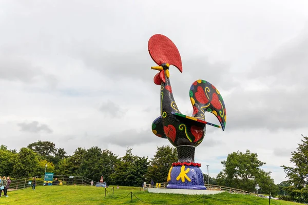 Wakefield Yorkshire Storbritannien Augusti 2020 Skulptur Den Berömda Portugisiska Konstnären — Stockfoto