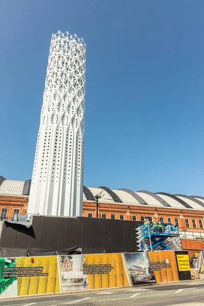 Manchester Reino Unido Septiembre 2020 Imponente Estructura Salida Instalación Biomimética —  Fotos de Stock