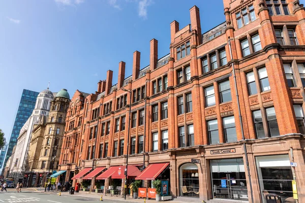 Manchester Reino Unido Septiembre 2020 Edificio Histórico South Central Centro — Foto de Stock