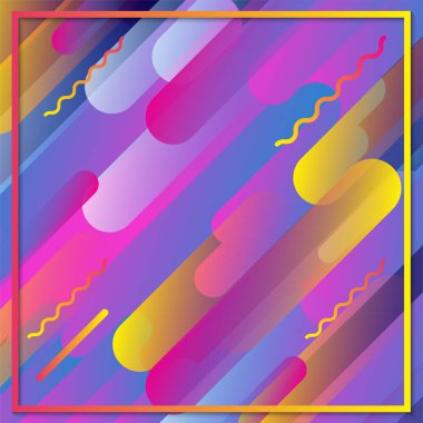 Moden renkli arka plan. Vektör çizimi