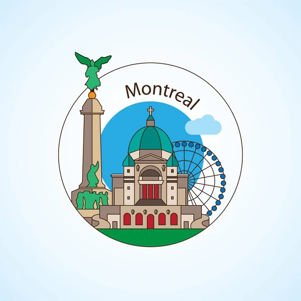 Montreal Kanada detaylı siluet