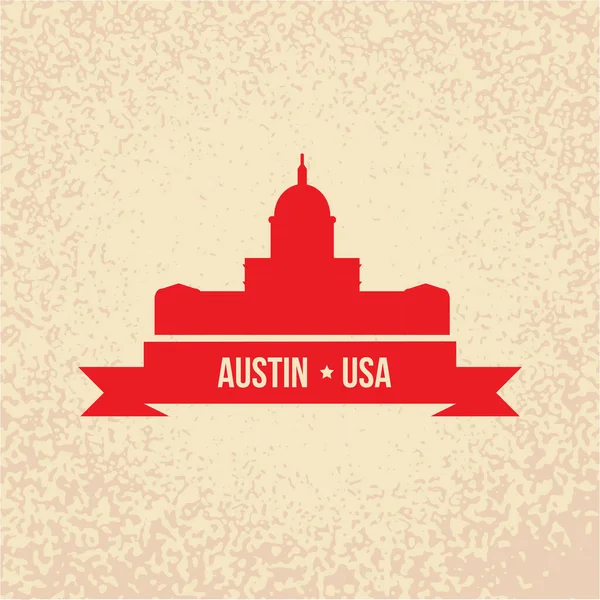 Austin USA, detaylı siluet
