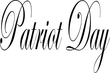 Vatansever gün metin işaret resimde beyaz adam üzerinde