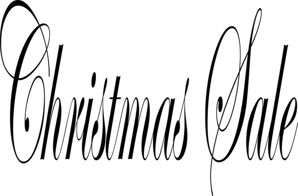 Рождественские Праздники Сезон Текстовый Знак Иллюстрация Белом Фоне — стоковый вектор