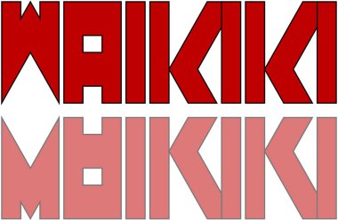 Wikiki metin işareti illüstrasyon
