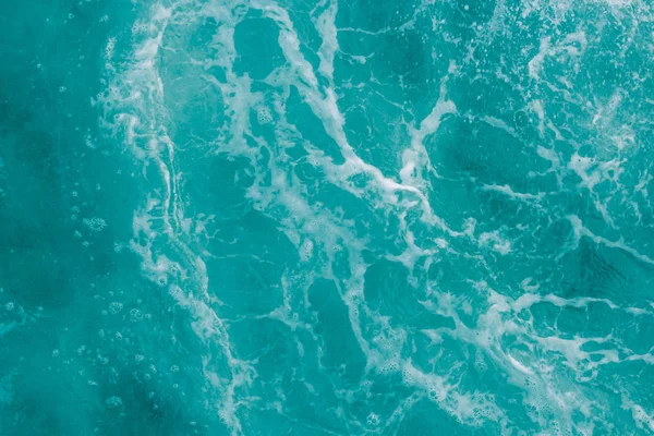 Turkos olivgrönt hav, abstrakt vatten natur bakgrund Royaltyfria Stockfoton